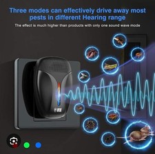 6PCS Ultrasonic Pest Control Repeller Plug-in Insect Mosquito Killer Rat Spider