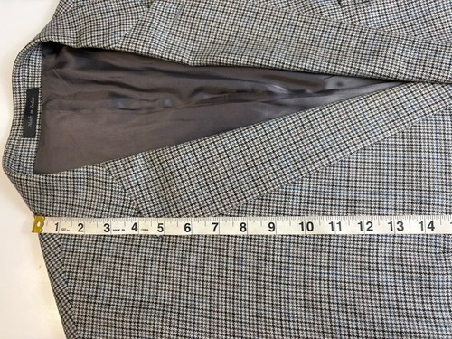 Lauren Ralph Lauren Men’s Blazer Size 52 R Micro Houndstooth 2 Button Front - Picture 7 of 15