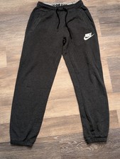 Nike Pants Men s Small Black Fleece Joggers Sweatpants Just Do It Logo Gym