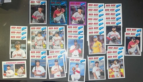 2026 Topps Heritage - Boston Red Sox Team Lot (35 Cards)  🔥2x Roman Anthony🔥