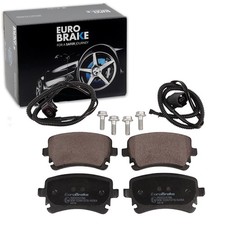 EUROBRAKE BREMSBELÄGE SATZ HINTERACHSE PASSEND FÜR AUDI A4 A6 A8 VW CALIFORNIA