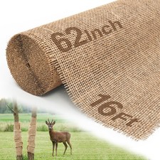Burlap Fabric Roll, 62 Inch W X 16 Ft L , Jute Outdoor Fabric by The Yard ...