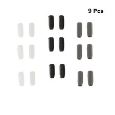 9 Pairs Silicone Pads for Glasses Replacement Eyeglass Nose Accessories Kits