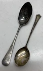 Two Sterling Silver Spoons 32 Grams