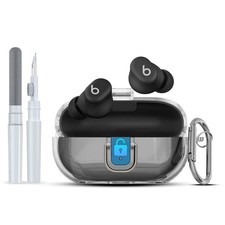  Upgrade Secure Lock for Beats Solo Buds 2024 Case Cover with Cleaner Clear