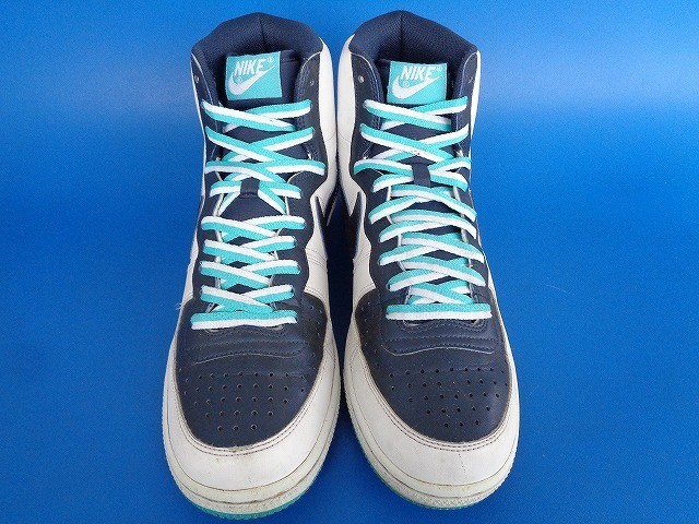 2010 Nike Terminator High Basic White Obsidian Pe… - image 3