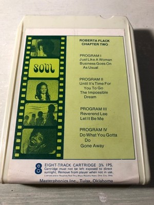 Roberta Flack   Chapter Two (1970) 8-Track Music Cartridge Masterphonic RF-211