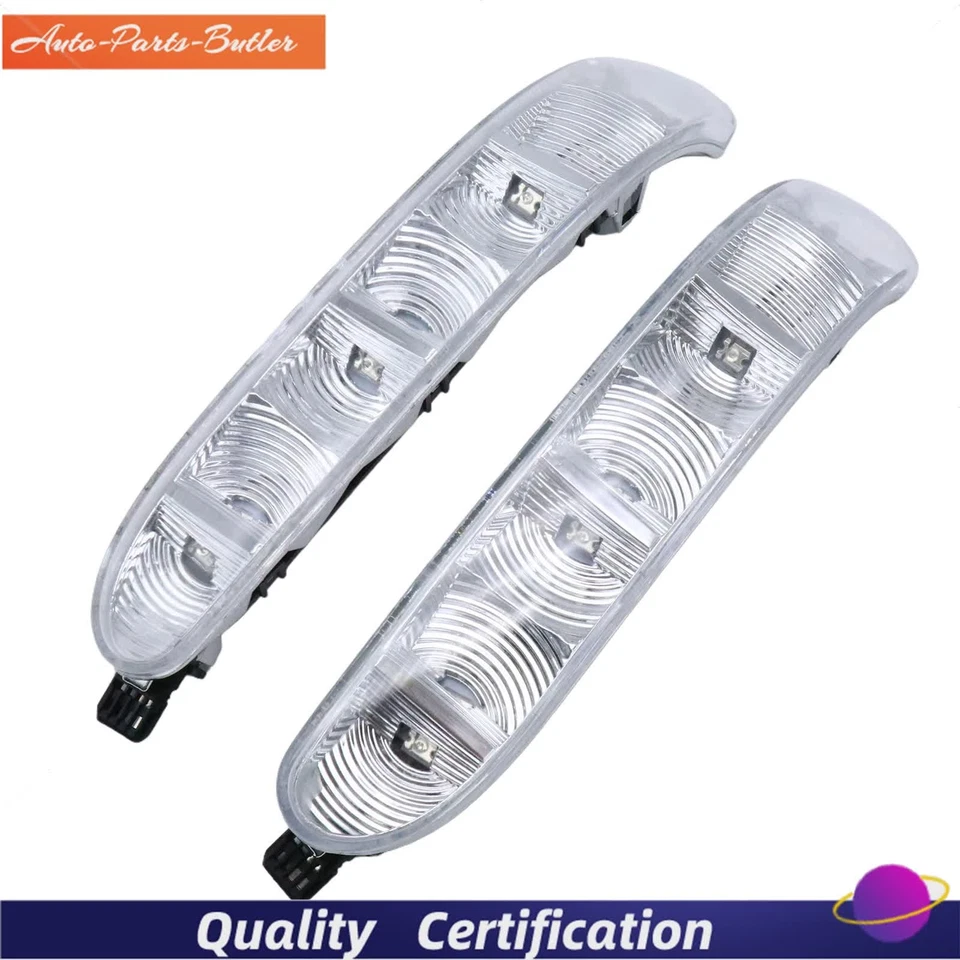 Luces de señal de giro del espejo retrovisor izquierdo derecho para Mercedes-Benz Clase S/CL W220 2 piezas Foto 2 de 4