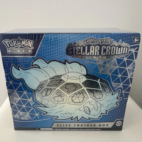 Pokémon Stellar Crown Elite Trainer Box ETB English TCG Brand New Sealed Dings