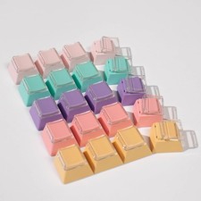 Cherry Profile PBT Keycaps Retro Blue Colors 1U R4 MX Switches 20 PCS