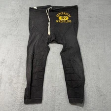 True Vintage 50s 60s Champion Expansion Gusset Sweatpants 30 Black USA