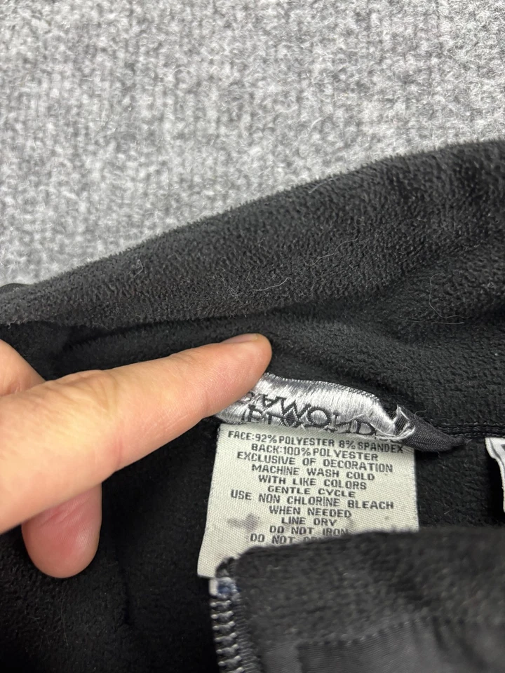 Black Diamond Jacket Womens Medium Black Softshell Fleece Lined Zip Pockets - Image 3 of 4