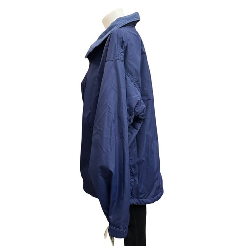 Columbia WomensFalmouth Parka Midnight Bleu Marine Fleece Lined Vintage Large - Picture 5 of 12