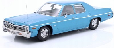 1974 Dodge Monaco Blue in 1:18 scale by KK Diecast