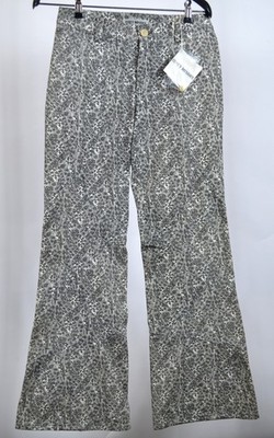 ISSEY MIYAKE, Bootcut Hose, 100% Baumwolle, Schwarz-Weiß, Größe: 3