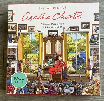 World of Agatha Christie 1000 Teile Puzzle 90 Hinweise zum Entdecken - Laurence King