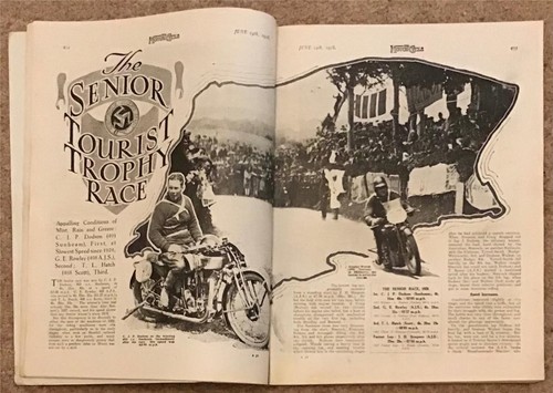 The MOTOR CYCLE Magazine 14 JUN 1928 TT REPORT NUMBER Royal Ruby Tested - Picture 3 of 7