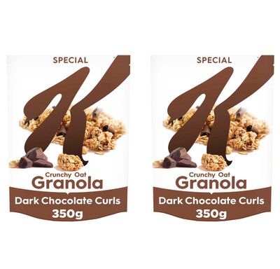 Kellogg's Special K Dark Chocolate Breakfast Granola 350g PACK OF 2