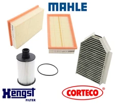 OEM Air Filter Lt Rt Oil Filter AC Cabin Filter Charcoal for Jaguar XK XKR XKR-S