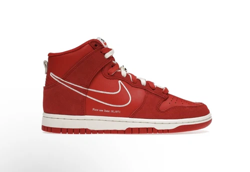 Nike Dunk High SE “First Use” University Red/Sail Sz 11 New In Box Dh0960-600