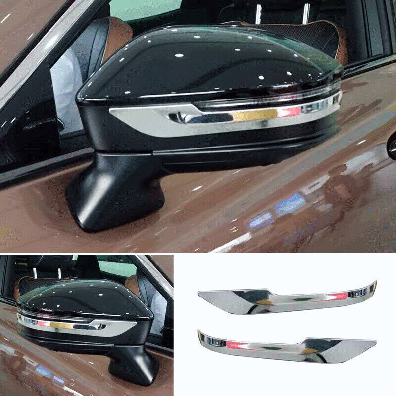 Chrome Rear View Mirror Trim for 2023-2025 Toyota Crown