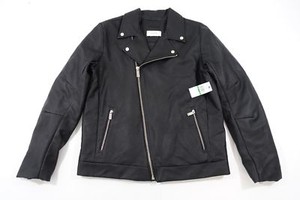 calvin klein faux leather jacket mens