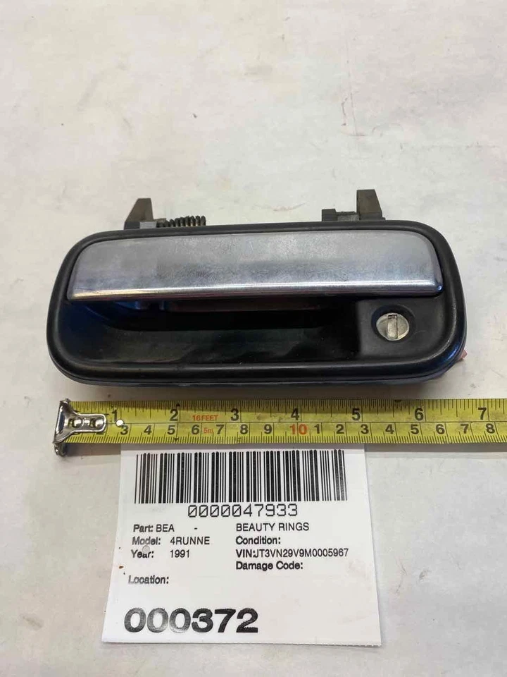 1991 年丰田 4RUNNER 左前驱动侧外门把手 LH T — 第 2/4 张图片