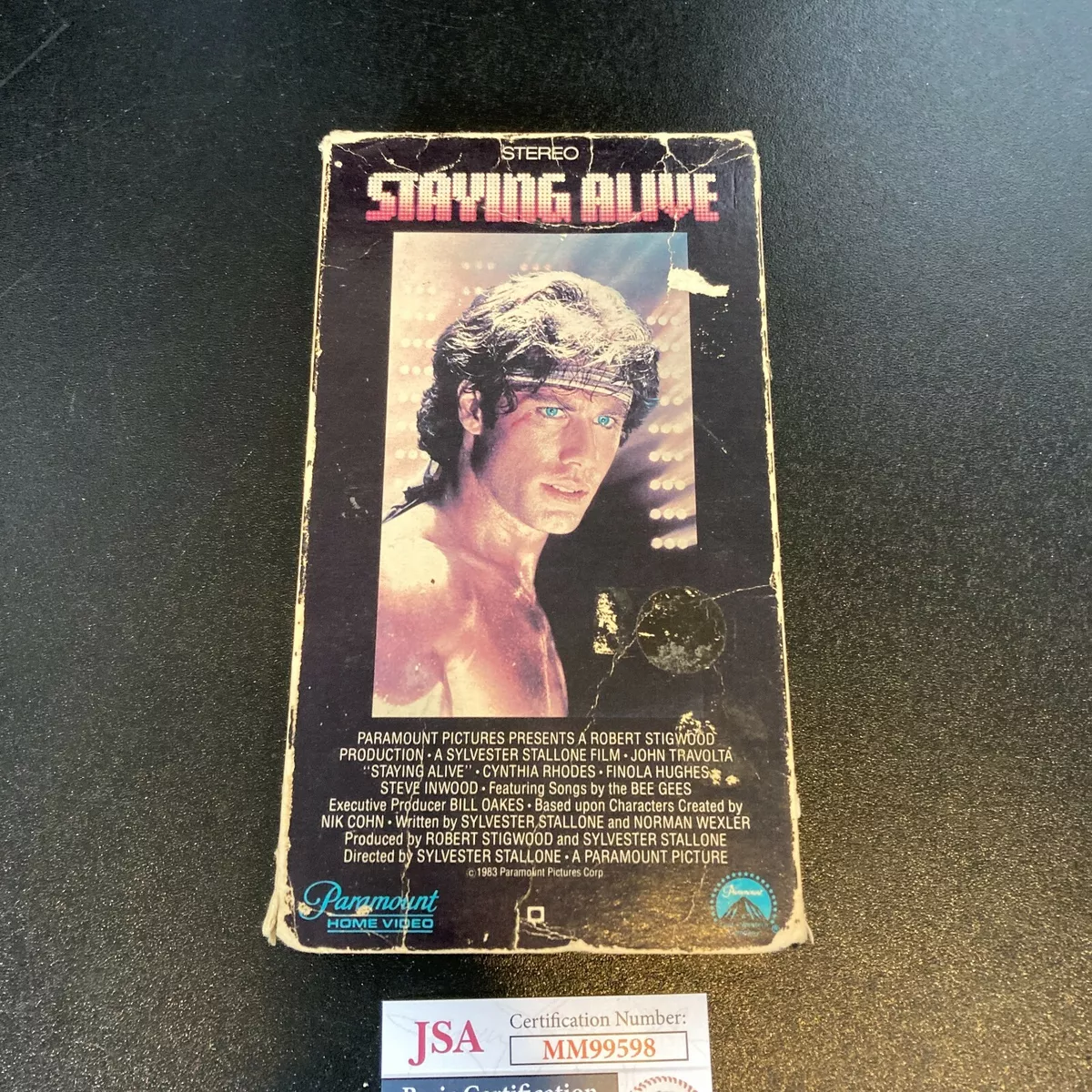 Vintage 1983 Staying Alive VHS Starring Sylvester Stallone, 58 OFF