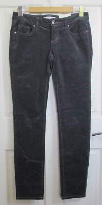 ＊BROWN＊ NWT LC Lauren Conrad Gray Skinny Corduroy Pants Womens 8 30x31