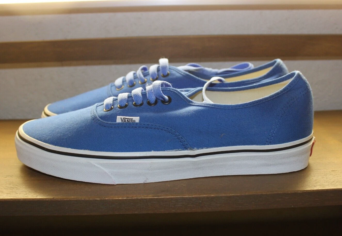 Scarpe da ginnastica Vans Authentic TC7H in tela blu taglia UK 11 EU 46 US 12