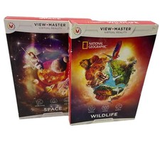 VIEW MASTER Virtual Reality Experience Pack National Geographic WILDLIFE SPACE