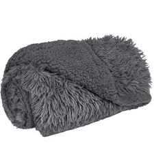 WATERPROOF Dog Blanket Pet Bed Couch Puppy Dog Cat Fluffy Faux Fur Sherpa Fleece