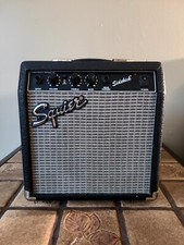 Squier by Fender Sidekick Guitar Amplifier Practice Amp Portable Compact Bass