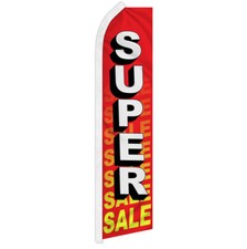 Super Sale Advertising Swooper Feather Flutter Flag Sale Flag RD/YW