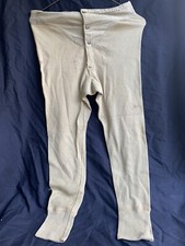 Vintage Military Men's Thermal Pants And Long Sleeve Top - Era 1960's - 1970's