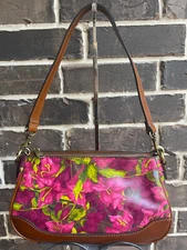 NWT Patricia Nash Nova Crossbody Shoulder Bag Along The Coast Multi red green