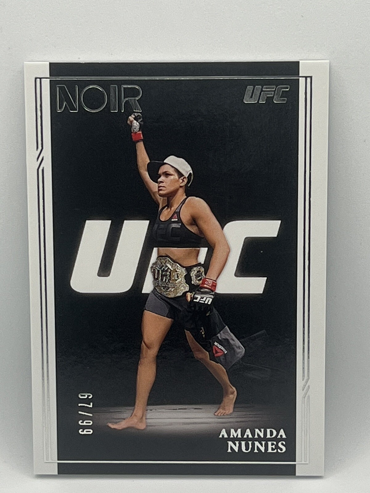 Amanda Nunes 2021 Panini Chronicles UFC Noir 67/99