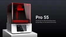 Dental SprintRay Pro 55 3D priner/Prowash and Dry and Sprint Pro Cure 2 