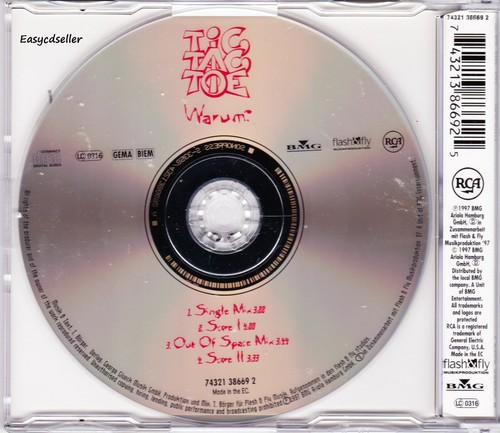 TIC TAC TOE WARUM ? MAXICD AUS DEM JAHR 1997 - Bild 2 von 3