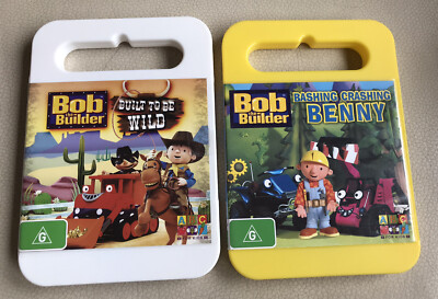 2 BOB the BUILDER DVD Built to be Wild & Bashing Crashing