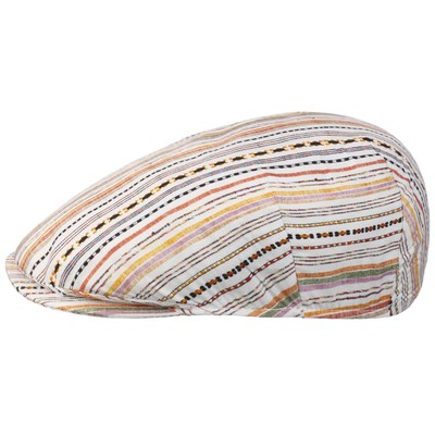 Trelico Colour Stripes Flatcap Schirmmütze Schiebermütze Baumwollcap