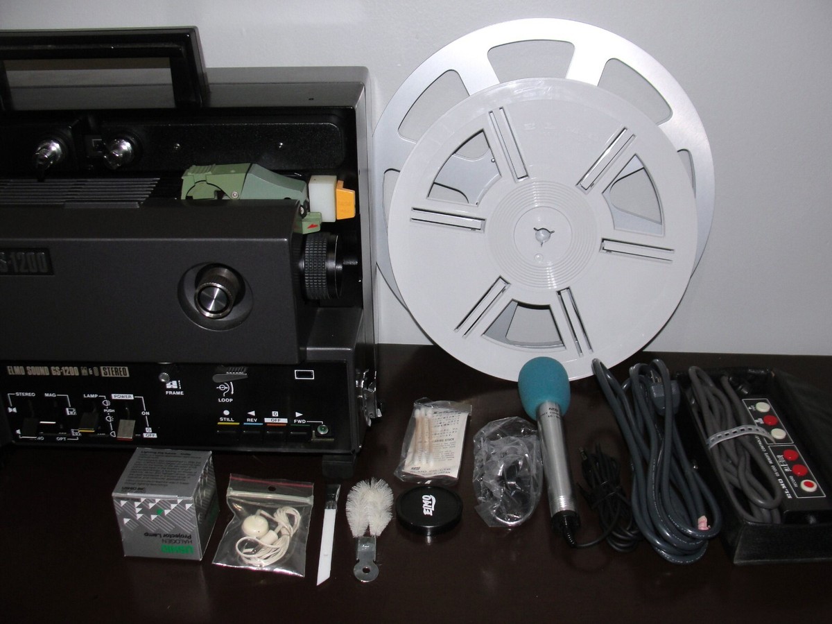 ★値下げ！ELMO GS 1200 STEREO SOUND PROJECTOR ELMO STEREO SOUND GS-1200 M &O SUPER 8 MOVIE PROJECTOR