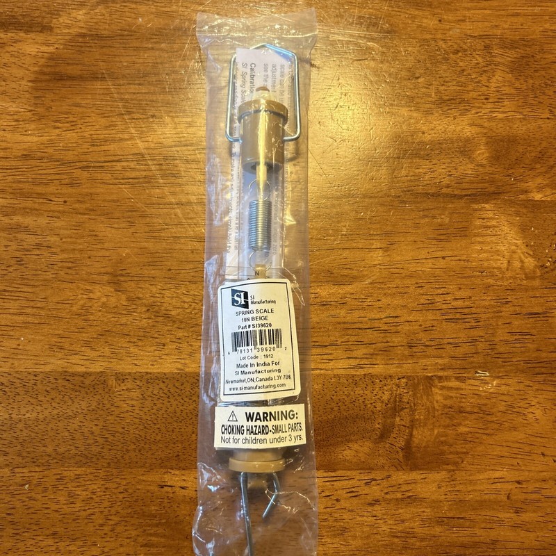 SI Manufacturing Beige Spring Scale  10N Part #SI 39620