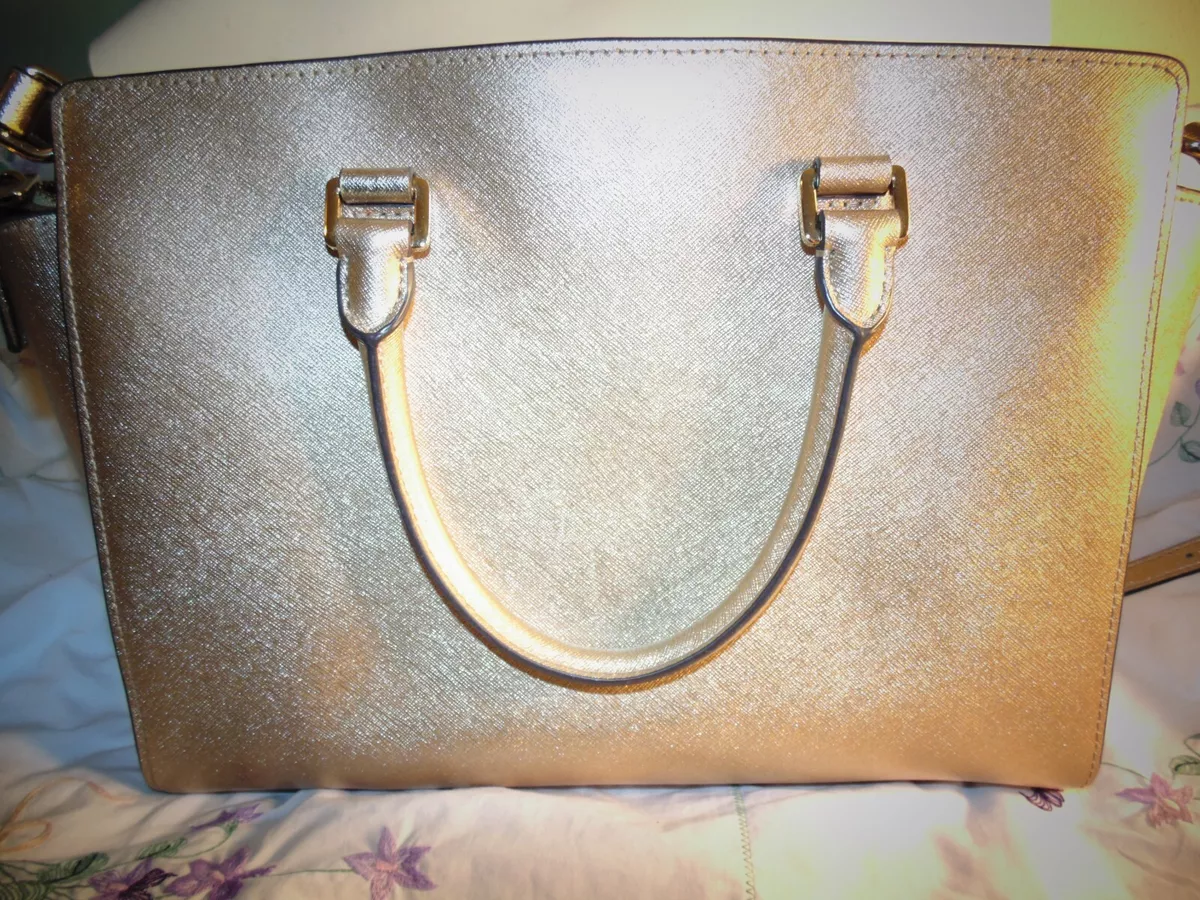 Michael Kors Selma Large Saffiano Leather Satchel Bag