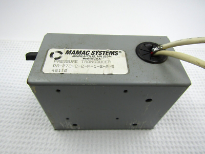 #ad Mamac Systems PR 272 2 2 F 1 2 A E Pressure Transducer $158.00