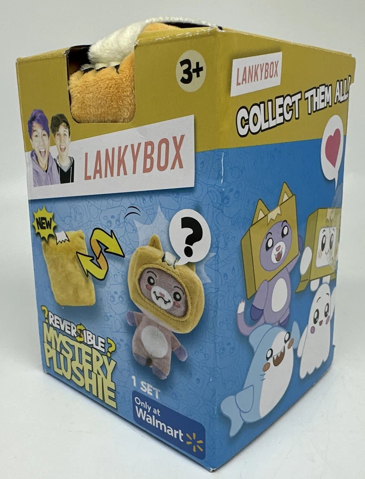 Peluche misterioso reversible LANKYBOX Bonkers exclusivo de Walmart 1 de 4 nuevo en caja sellado Foto 3 de 4