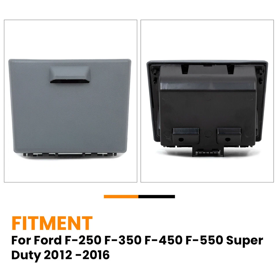FOR FORD F250 F350 F450 F550 SUPER DUTY 2012-2016 DASH BOARD CUP HOLDER GRAY Foto 2 de 4