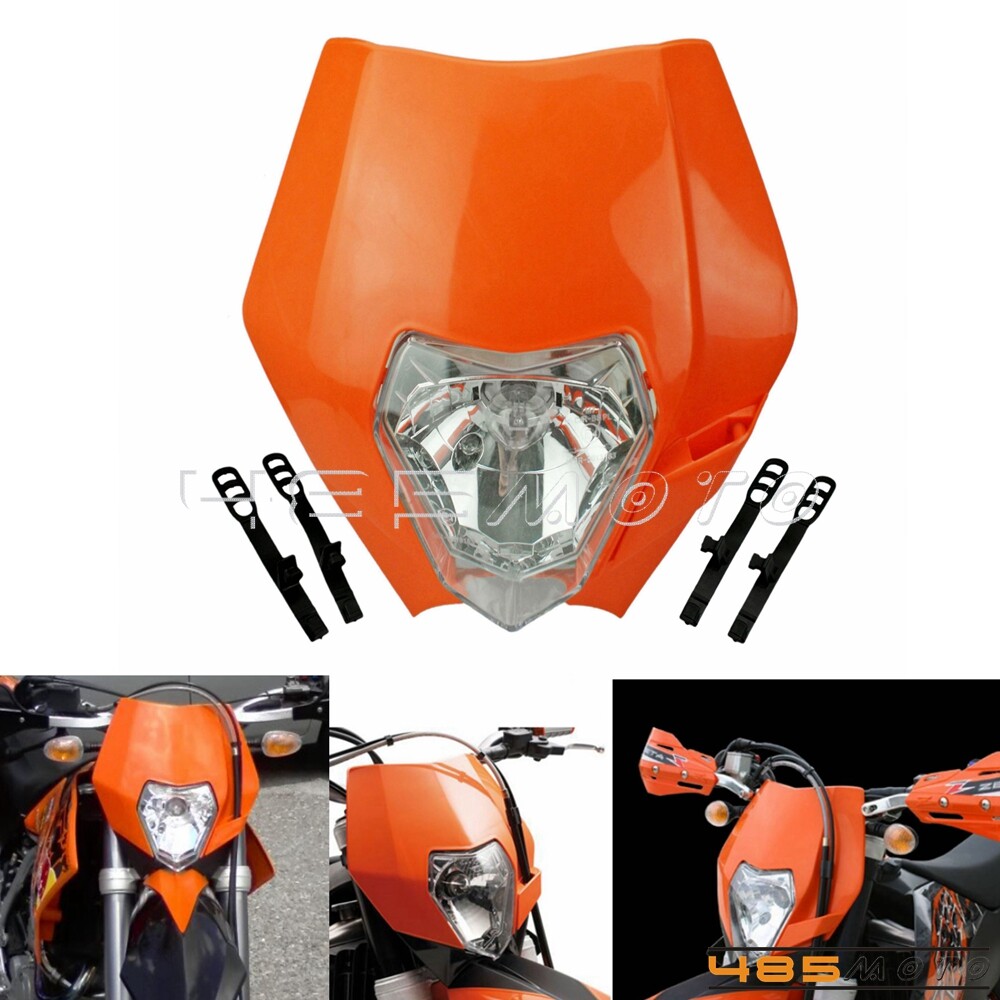 Universal Supermoto Headlight Headlamp For KTM EXC SX XCF XC 350