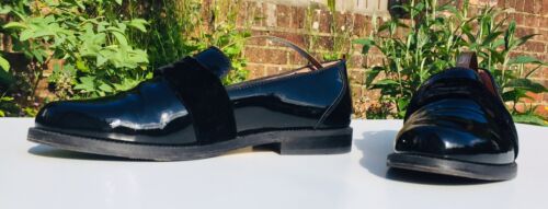 Russell & Bromley Loafers BLACK Patent Leather With Velvet Band (Eu 39) UK 6 VGC - Picture 3 of 24