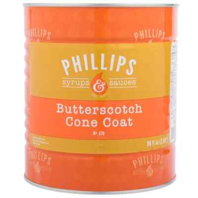 Phillips Butterscotch Ice Cream Shell Coating - #10 Can